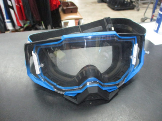 Used 100% Armega Motocross Goggles - Blue