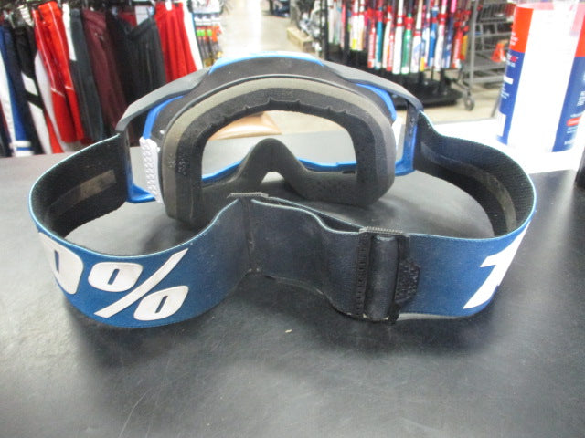 Load image into Gallery viewer, Used 100% Armega Motocross Goggles - Blue
