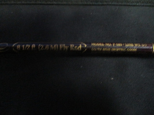Used South Bend Finnese F-685 8.5' Fly Fishing Rod w/ Bag
