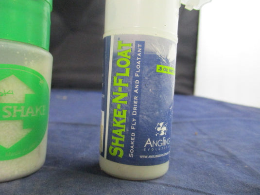 Used Dry Shake & Shake-N-Float Powder Floatant