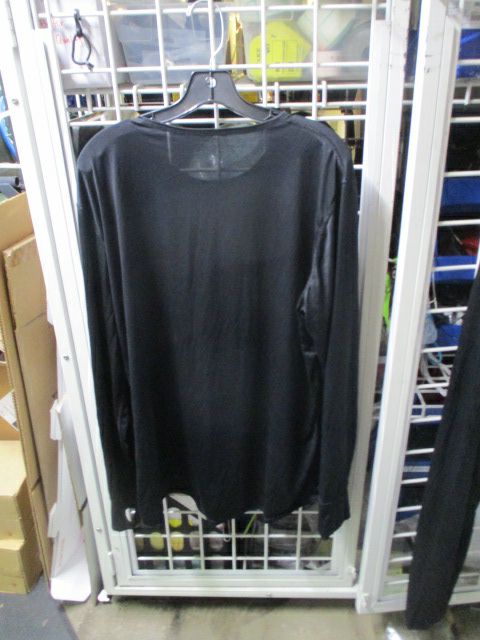 Load image into Gallery viewer, Used Black Long Thermal Shirt Adult Size XL
