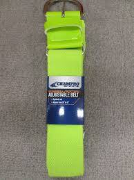 New Champro Youth Neon Green Adjustable Baseball Belt