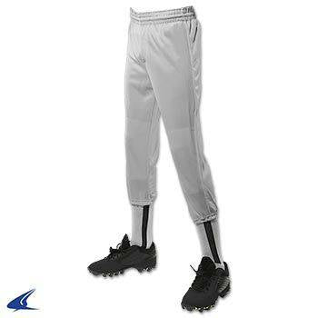 New Champro Value Pull Up Baseball Pants Youth XXS Grey