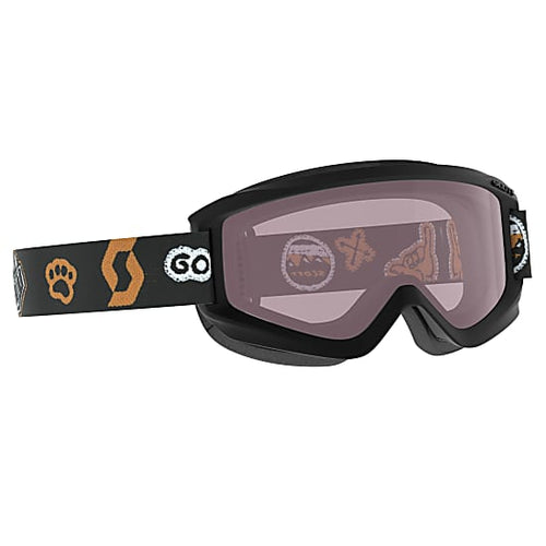 New Scott Agent Toddler Goggles - Black & Orange - Youth Size Small