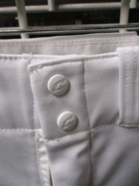 Used White and Black Piping Champro Knicker Bottom Pants Youth Size Large