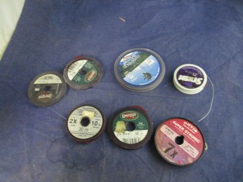 Used Assorted Fly Fishing Tackle Line 7 count - small amount in all