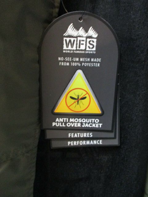 New WFS Anti- Mosquito Pulllover Jacket - Adult Size Large