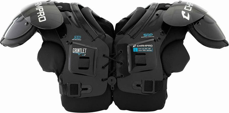 Load image into Gallery viewer, New Champro Gauntlet 1 Youth Football Shoulder Pads Size Youth Large 100-130 lbs
