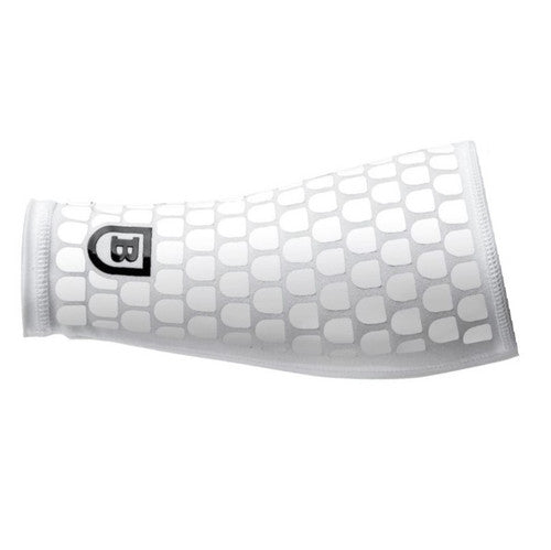 New Battle Ultra-Stick Forearm Sleeve-White- Youth S/M