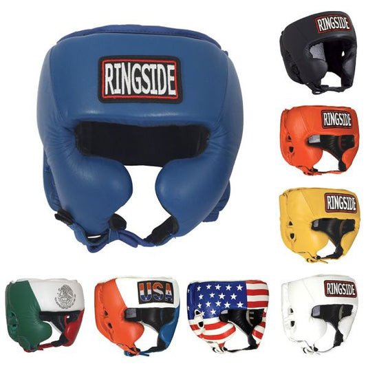 New Ringside Competition-Like Sparring Headgear w/ Cheek Size XL - Red