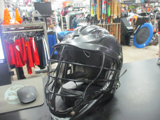 Used Cascade CPX Black Lacrosse Helmet w/ Chin Strap