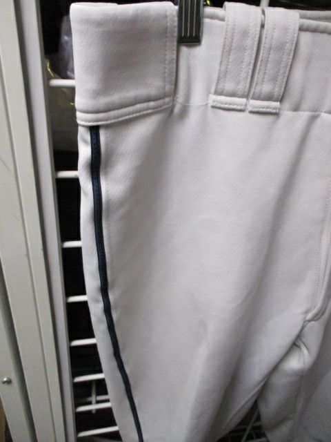 Used Mizuno White Black Piping Knicker Bottom Pants Adult Size Medium