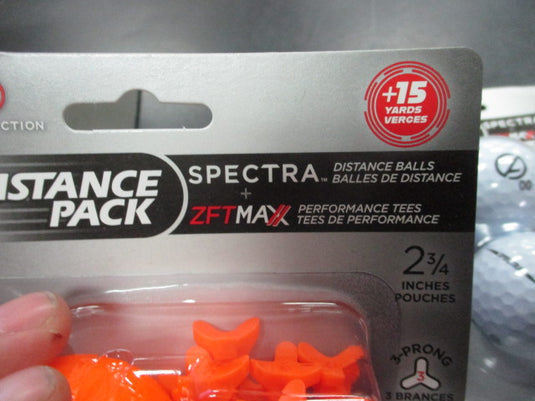 Zero Friction Spectra Distance Pack Two Ball Tees Pack (Color Varies)