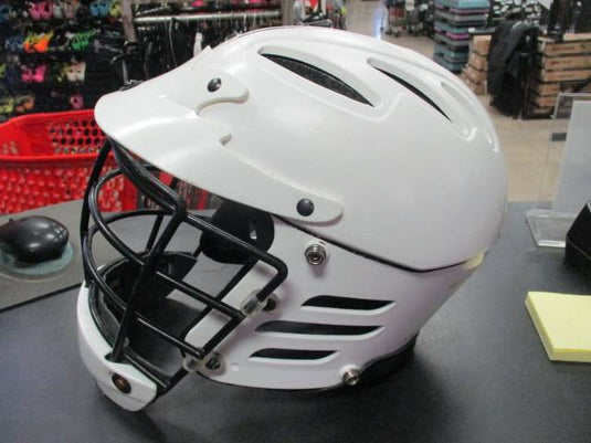 Used Stryke White Medium Lacrosse Helmet