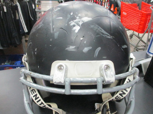 Used Xenith Matte Black Football Helmet Size Youth Large (repainted)
