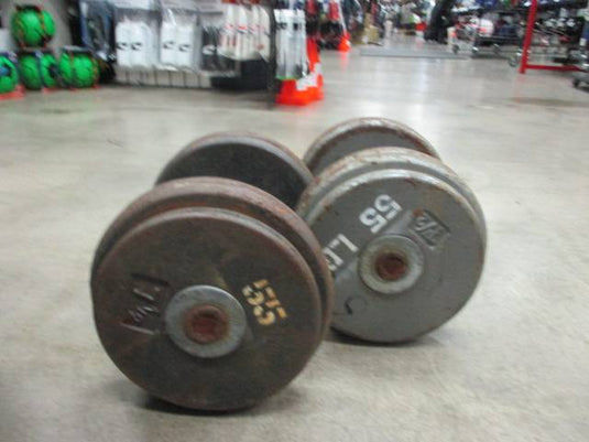 Used 55lb Dumbbells (Pair)