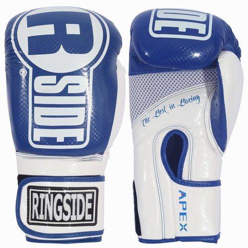 New Ringside Apex Bag Gloves - Blue/White Size S/M