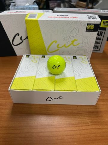 New C&S Cut DC Yellow Golf Balls - 12 Qty