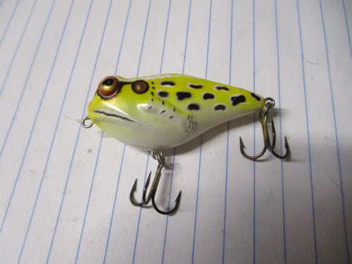 Used Rebel Frog-R Hard Body Topwater Walking Frog Crankbait Lure