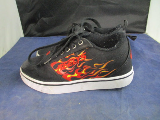 Used Heeleys Pro 20 Flames Print Shoes Youth Size 3 - worn on toes
