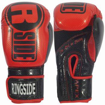 New Ringside Apex Bag Gloves - Red/Black Size S/M