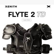 New Xenith Flyte 2 TD Football Shoulder Pads Size Youth Small
