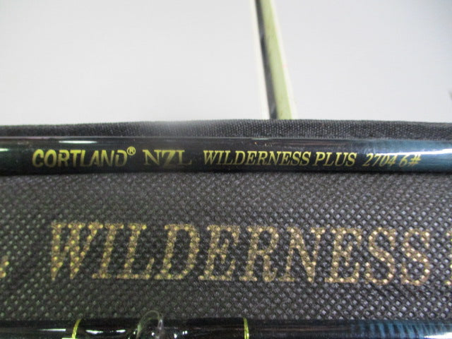 Load image into Gallery viewer, Used Cortland NZL Wilderness Plus 2704 6# Fly Fishing Rod w/ Case
