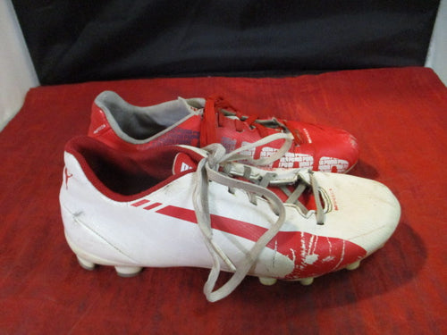 Used Puma EvoSpeeds Soccer Cleats Youth Size 2 - cracked on sides
