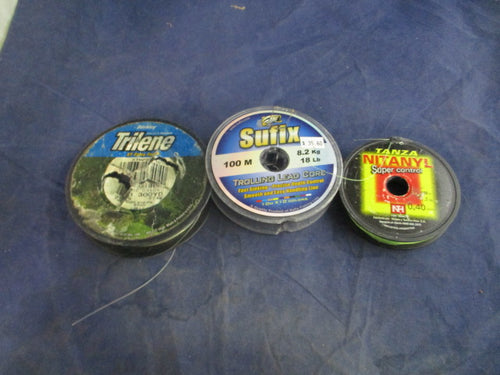 Used Assorted Fly Fishing Line - 3 count