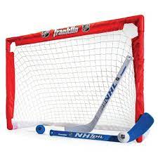 New Franklin NHL Mini Hockey Goal, Stick, & Ball Set