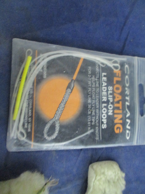 Used Assorted Fly Fishing Flys, Scent, & Slip On Loops