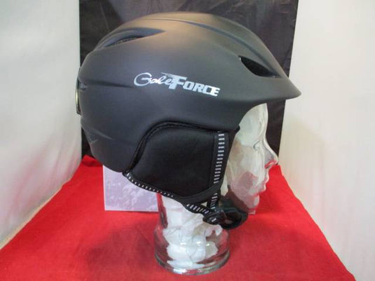 New Ski Sundries Gale Force In-Mold Ski & Snow Helmet Matte Black Size XL
