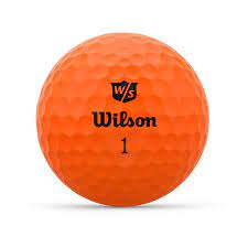 New Wilson Golf DUO Soft 2.5 Golf Balls - Orange - 12 Pack