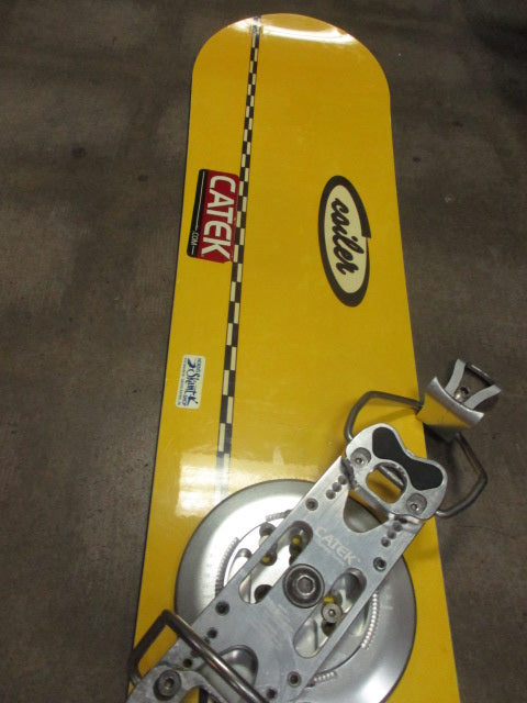 Load image into Gallery viewer, Used Coiler Pure Race 180cm Snowboard w/ Catek Bindings
