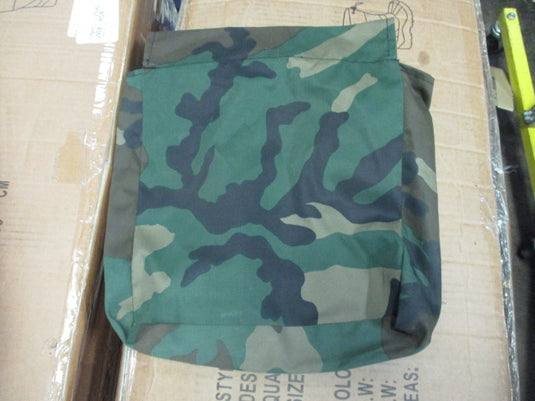 Used Army Camo Snap Nylon Belt Pouch 10 x 10 x 3