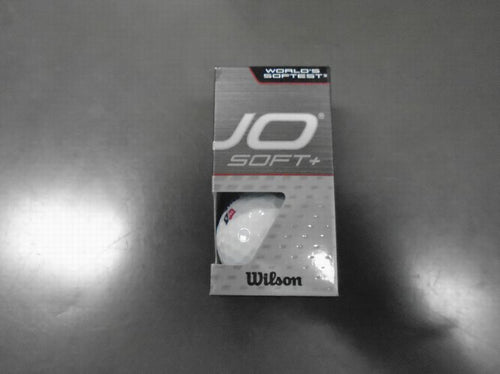 New Wilson Duo Soft+ PDQ White Golf Balls 2-Ball Pack