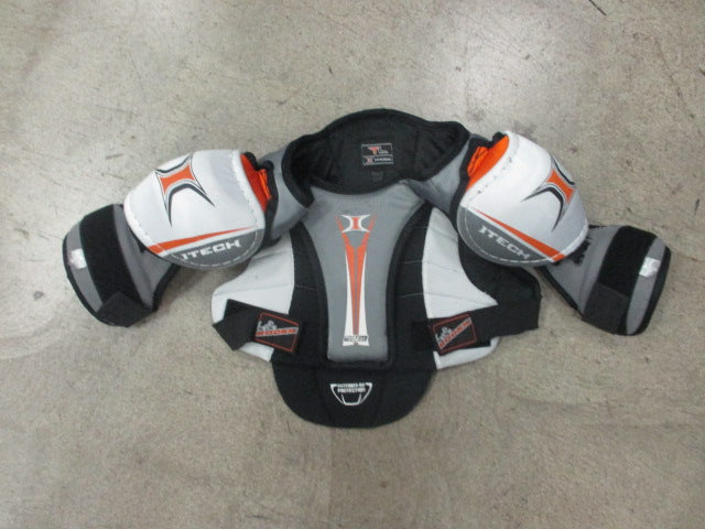 Load image into Gallery viewer, Used Itech 225TL Youth Hockey Shoulder Pads
