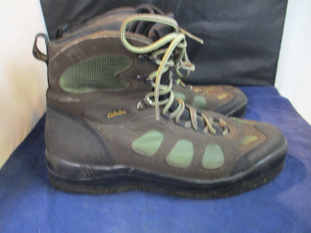 Used Cabelas Fishing Felt Bottom Wading Boots Adult Size 12