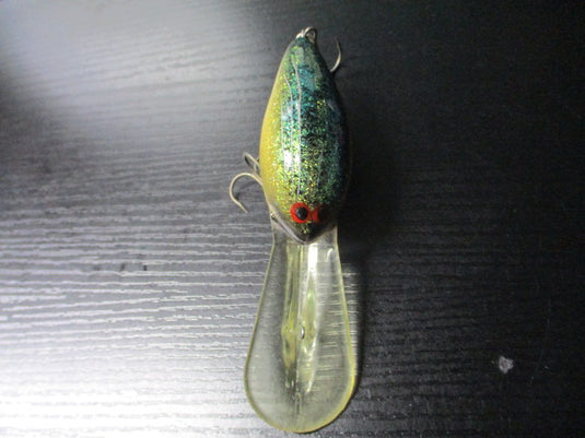 Used Norman Double Deep Crank Bait - cracked/scratched