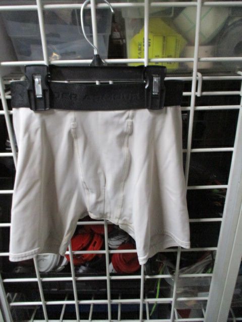 Used Under Armour Compression Shorts w/ Cup Pocket Youth Size Large