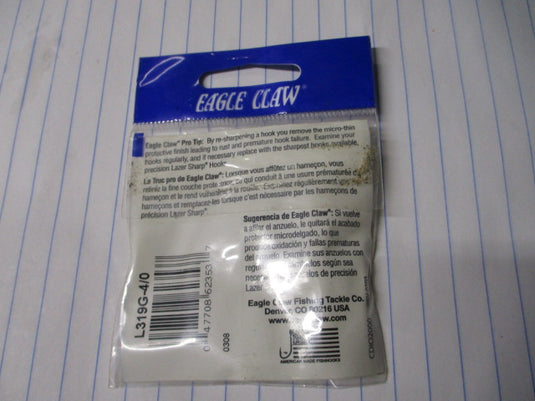 Eagle Claw Live Bait 4/0 Hooks - 7 ct