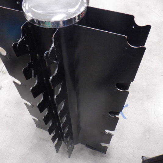 Used 13 Pair 4 Sided Vertical Dumbbell Rack