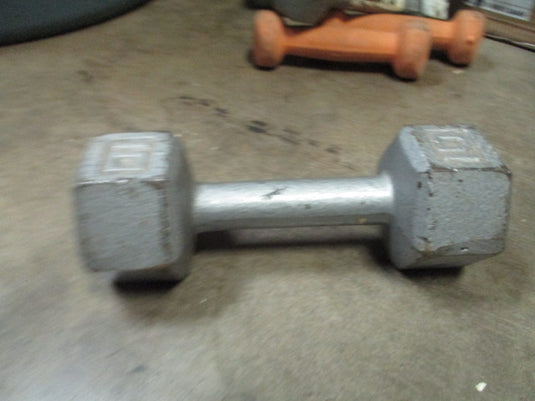 Used 10 lb Cast Iron Dumbbell