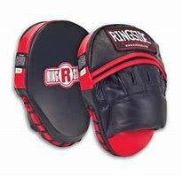 New Ringside Panther Punch Mitts Red/Black