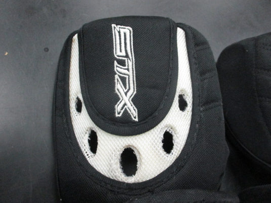Used STX Black Lacrosse Elbow Pads (Straps Are Worn)