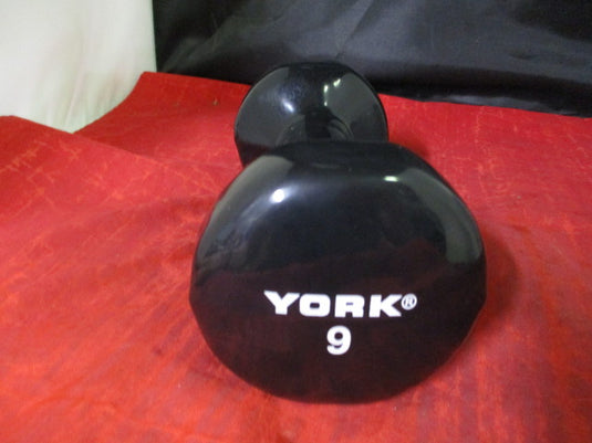 York 9lb Vinyl Coated Dumbbell