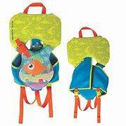 New Stearns Hydroprene Puddle Jumper Fish Infant Life Jacket