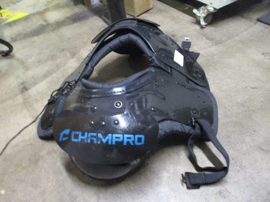 Used Champro Scorpion Football Shoulder Pads XL (130-150lbs) Black / Blue