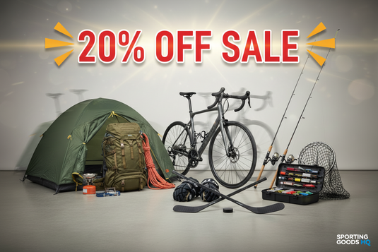 Beat the Post-Super Bowl Slump: Score 20% Off Bikes, Hockey, Camping & Fishing Gear!