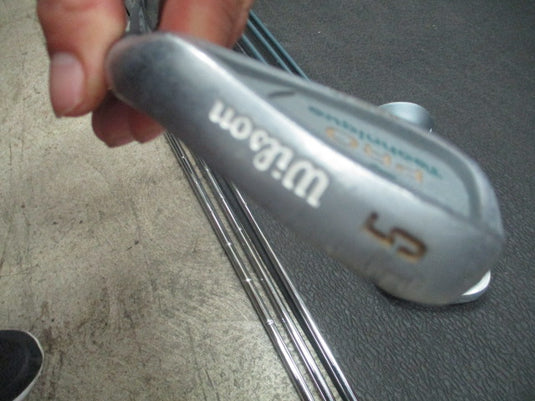 Used Wilson Pro Technique Iron Set 3-9, PW, Driver, 5 Wood, 3 Wood - RH